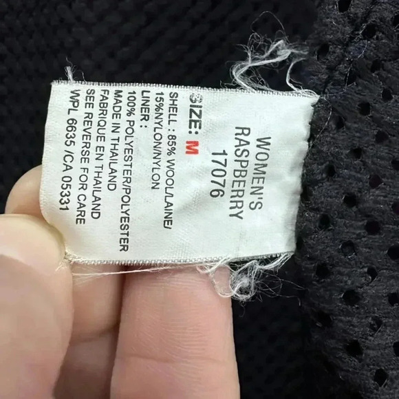 Woolrich Technowool 17076 Women's Wool Raspberry Full Zip Jacket Medium - Picture 9 of 12